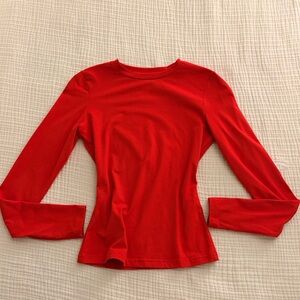 Red skims inspired top
